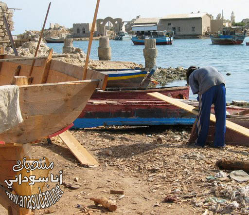 صناعه المراكب في سواكن