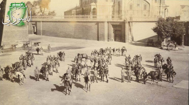 العسكرية مستعدة للتحرك قبالة الخرطوم أبريل 1907